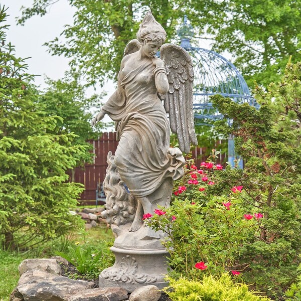 Angel Life Size Garden Statue 74.5" High